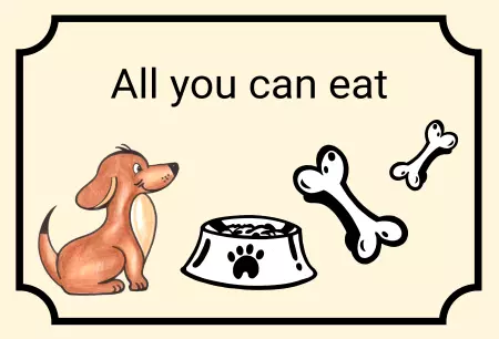  Hunde All you can eat Bild