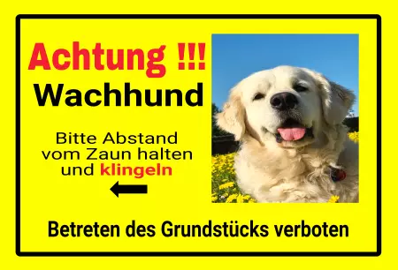 Hunde Achtung!!! Wachund Bild