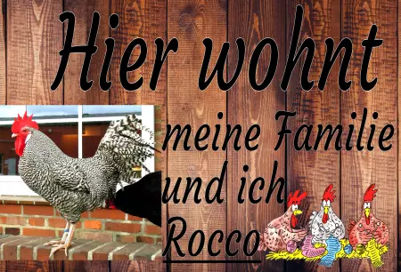 Tiere Hier wohnt meine Familie und ich Rocco. Bild